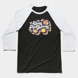 Family Thanksgiving 2023 Happy Thanksgiving Christian Baseball T-Shirt